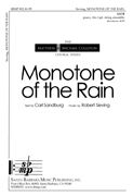 Robert Sieving: Monotone Of The Rain