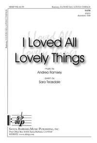 Andrea Ramsey: I Loved All Lovely Things