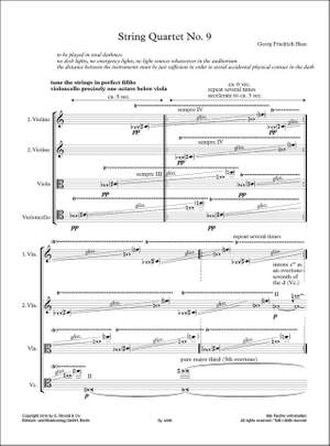 Haas: String Quartet No. 9 (English version)