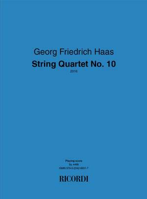 Haas: String Quartet No. 10