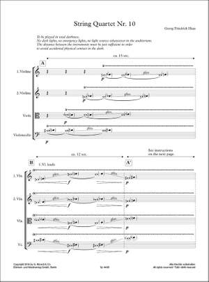 Haas: String Quartet No. 10