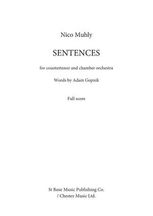 Nico Muhly: Sentences