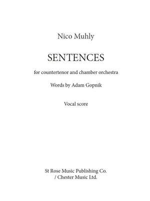 Nico Muhly: Sentences