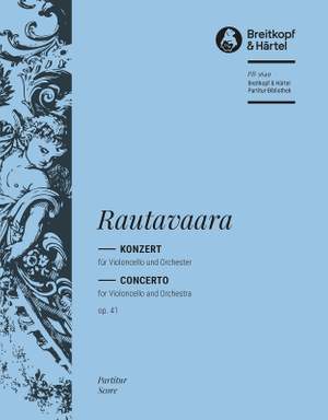 Rautavaara: Violoncello Concerto No. 1 (Op. 41)