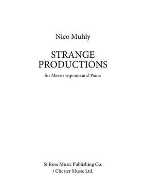Nico Muhly: Strange Productions