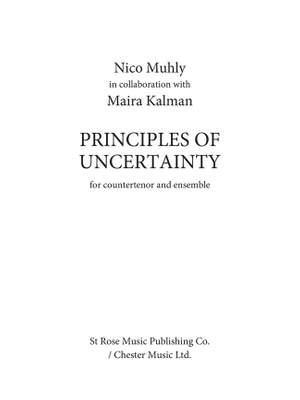 Nico Muhly: Principles Of Uncertainty