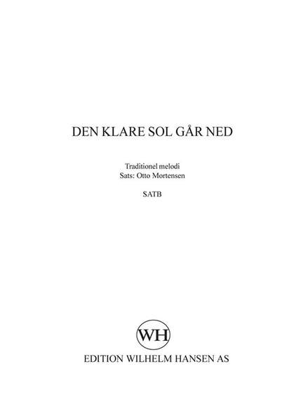 Den Klare Sol Går Ned