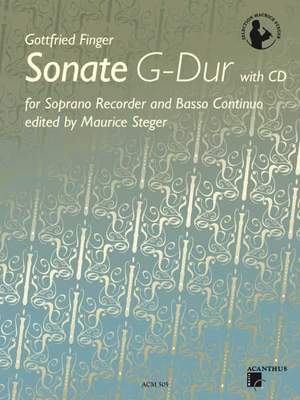 Gottfried Finger: Sonate G-Dur