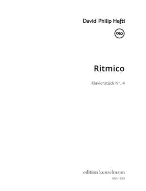 Hefti, David Philip: Ritmico - Klavierstück Nr. 4
