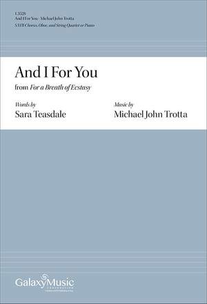 Michael John Trotta: And I For You from For a Breath of Ecstasy