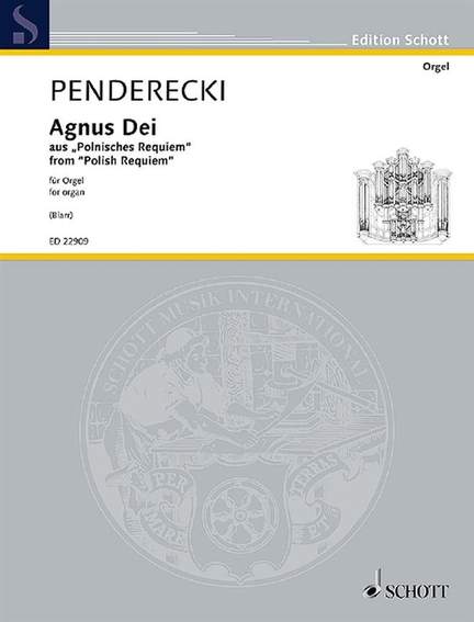 Penderecki, K: Agnus Dei