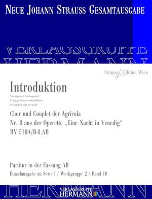 Strauß (Son), J: Eine Nacht in Venedig - Introduktion (Nr. 8) RV 510A/B-8.AB