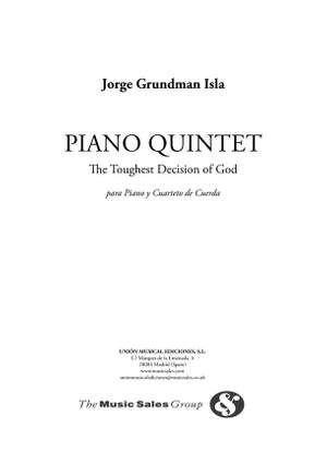 Jorgen Grundman: Isla Piano Quintet (The Toughest Decision Of God)