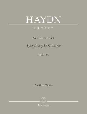 Haydn, Joseph: Symphony in G major Hob. I:81
