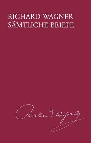Wagner, Richard: Sämtliche Briefe Band 20. Briefe des Jahres 1868