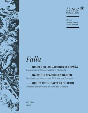 Manuel de Falla: Noches en los jardines de España