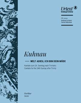 Johann Kuhnau: Welt adieu, ich bin dein müde