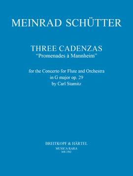 Meinrad Schütter: 3 Cadenzas "Promenades à Mannheim"