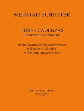 Meinrad Schütter: 3 Cadenzas "Promenades à Mannheim"