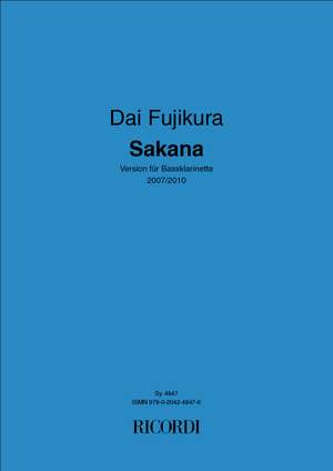 Dai Fujikura: Sakana
