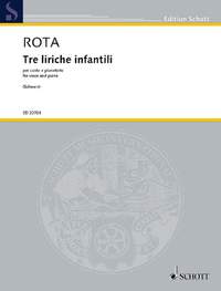 Rota, N: Tre liriche infantili