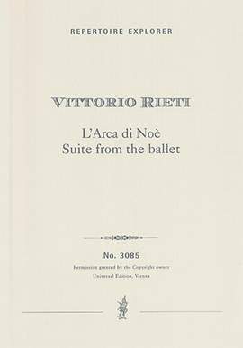 Rieti, Vittorio: L’Arca di Noè, Suite from the ballet