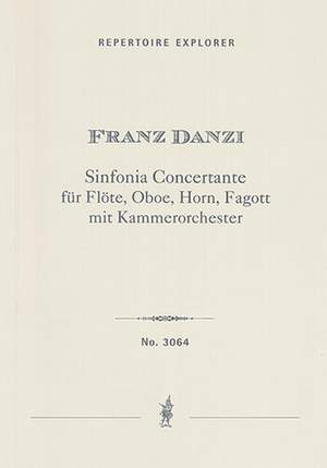 Danzi, Franz: Sinfonia Concertante for flute, oboe, horn, bassoon & orchestra