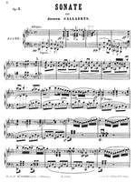 Callaerts, Joseph: Sonate in c, opus 3 für piano solo Product Image