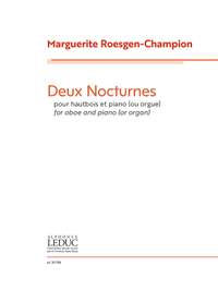 Marguerite Roesgen-Champion: Deux Nocturnes For Oboe And Piano