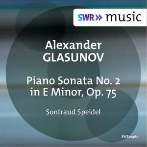Glazunov: Piano Sonata No. 2 in E Minor, Op. 75 Product Image