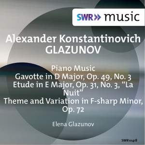 Glazunov: Piano Music (1951 Recordings)