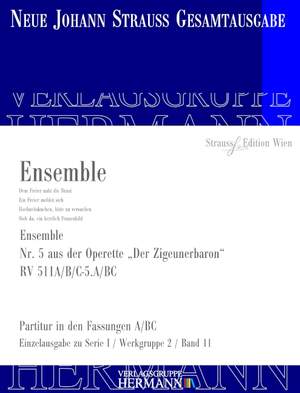 Strauß (Son), J: Der Zigeunerbaron - Ensemble (Nr. 5) RV 511A/B/C-5.A/BC