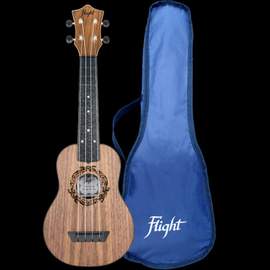 Flight: TUS50 ABS Travel Ukulele - Walnut