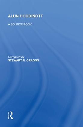 Alun Hoddinott: A Source Book
