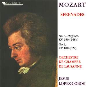 Mozart: Serenade No. 7 in D Major, K. 250 'Haffner' - Serenade No. 1 in D Major, K. 100 Product Image