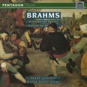 Brahms: 21 Hungarian Dances for Piano Four Hands - 16 Waltzes for Two Pianos