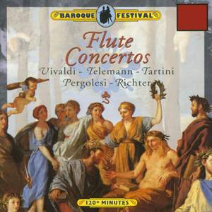Vivaldi - Tartini - Richter - Pergolesi - Telemann: Flute Concertos Product Image