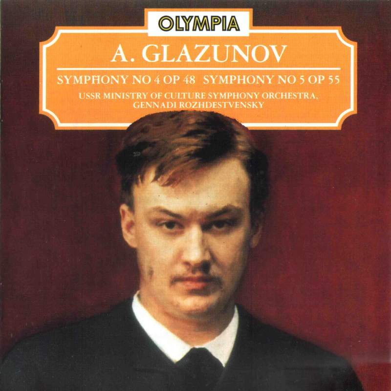 Glazunov: Symphony No. 1, Op. 5 & No. 7, Op. 77 - Olympia