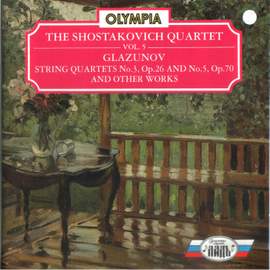Glazunov: String Quartet No. 3, No. 5 & Other Works
