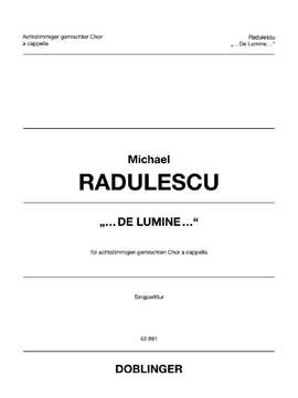 Michael Radulescu: De Lumine