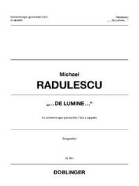 Michael Radulescu: De Lumine