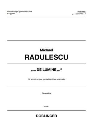 Michael Radulescu: De Lumine