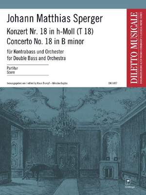 Johann Matthias Sperger: Konzert Nr. 18 in h-Moll