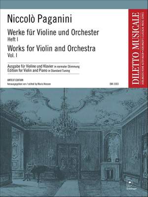 Niccolò Paganini: Werke für Violine und Orchester mit Skordatur
