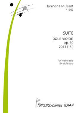Florentine Mulsant: Suite pour Violon op. 50