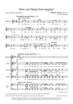 Quartel, Sarah: How can I keep from singing? Product Image