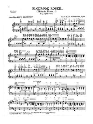 Hans Hünemeyer: Blodrøde Roser Op. 38