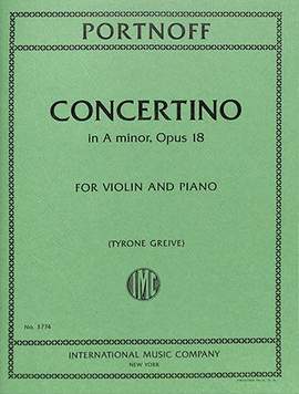 Portnoff, L: Concertino A minor op. 18