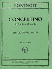 Portnoff, L: Concertino A minor op. 18
