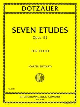Dotzauer, J J F: Seven Etudes op. 175
